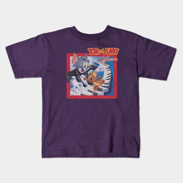 Cartoon Concert Kids T-Shirt by Tricera Tops